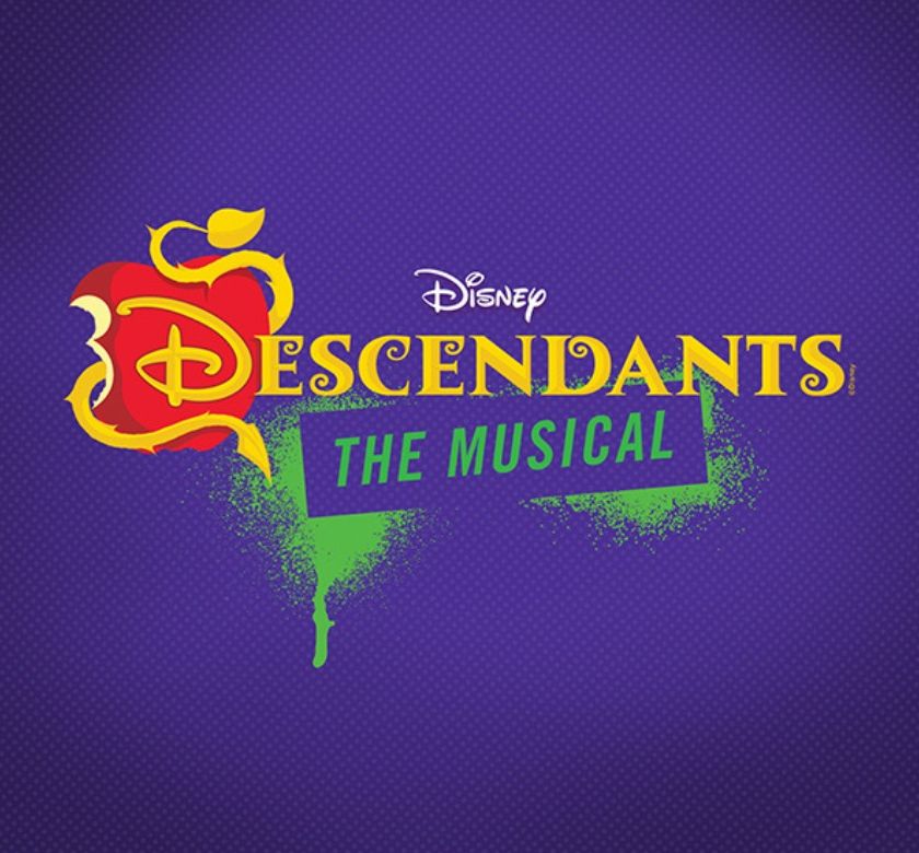 Text only graphic for Disney's Descendants the musical event.