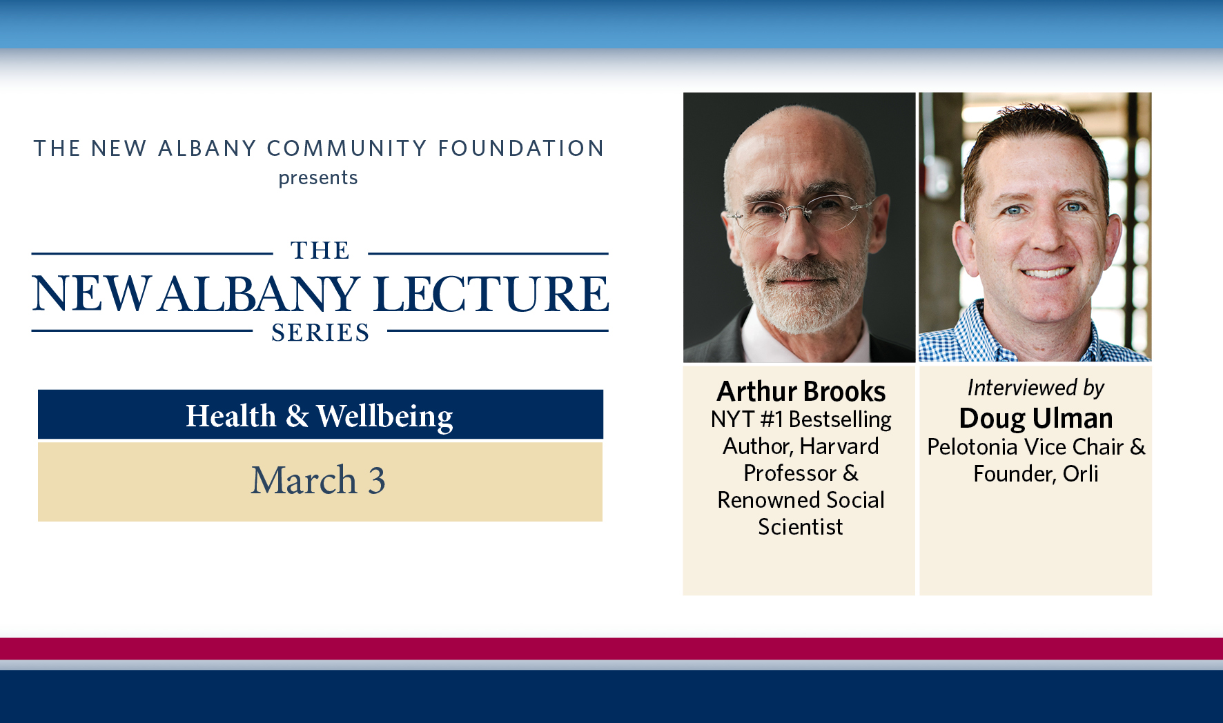 An Evening with Arthur Brooks — New Albany Lecture Series
