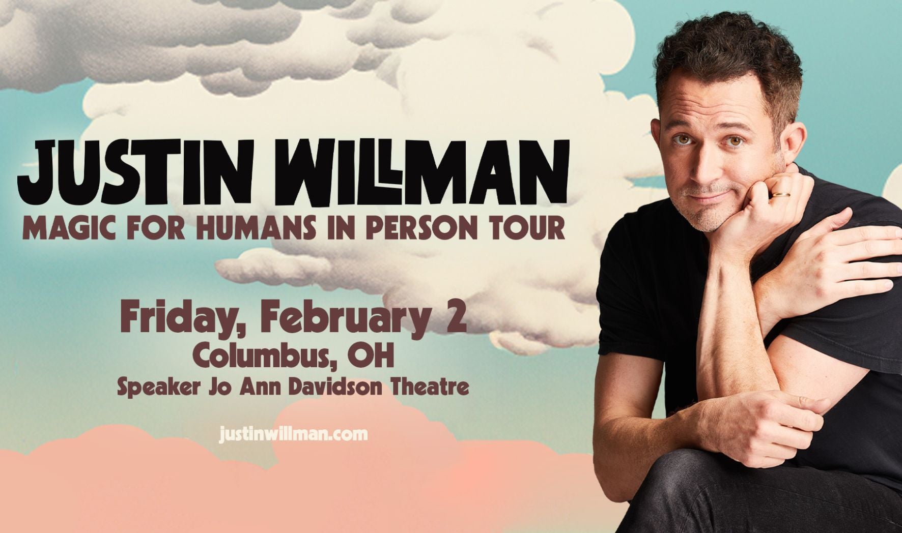 More Info for Justin Willman: Magic For Humans In Person Tour
